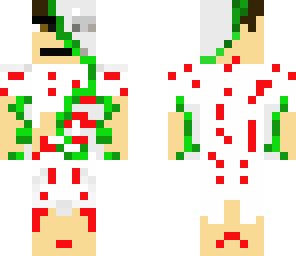 undead human half rotten