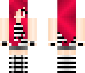 cute striped girl