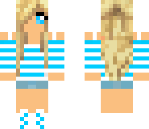 cute blue girl