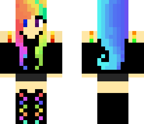 rainbow girl