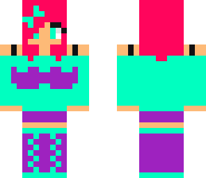mustache girl