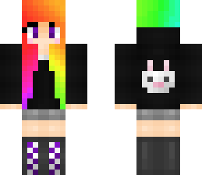 rainbow bunneh my skin