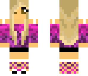 white pink and purple girl