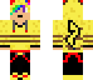 rainbow pikachu guy