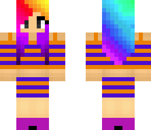 rainbow girl