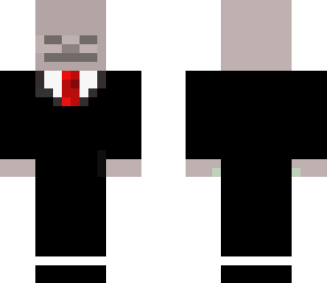 skeleton in a suit