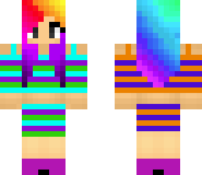 rainbow girl