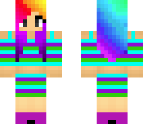 rainbow girl