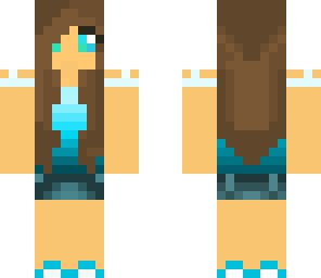 blue summer girl