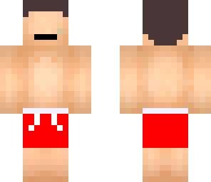 swim suit red