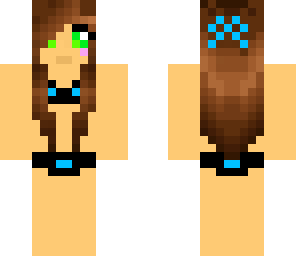 cute blue and black bikini girl summer2013