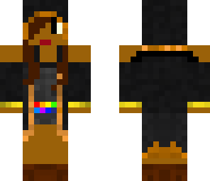 female wizard with rainbow