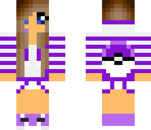 purple pokemon girl