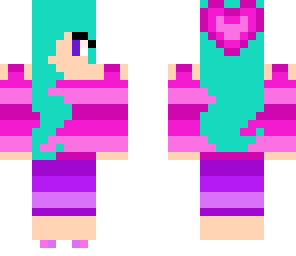 blue haired girl
