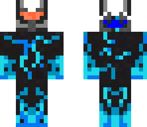 blue and black