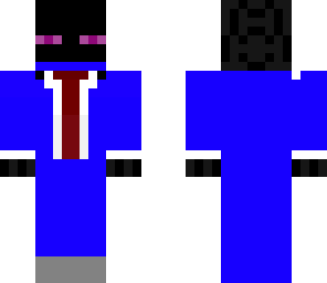 blue tux enderman