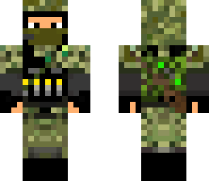 special forces soldier with sniper