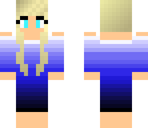 blue girl