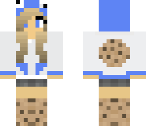 cute blue cookie girl