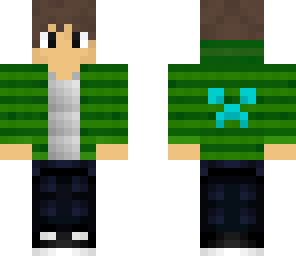 green hoodie