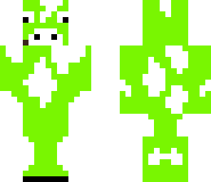 green cow