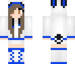 black and blue bunny