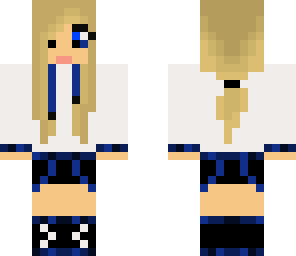 blue girl