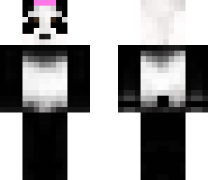 panda girl with bow tie