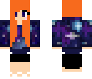 my edited version of space girl