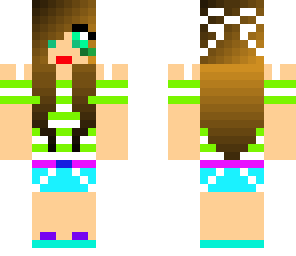 tropical summer girl