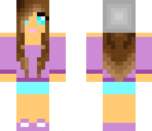 cute girl purple