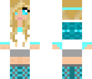 blue ender girl