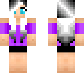 white haired girl