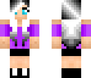white haired girl edit