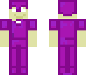 purple armour with person inside