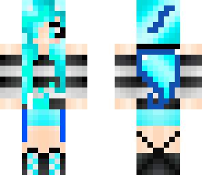 awsome ice cat girl