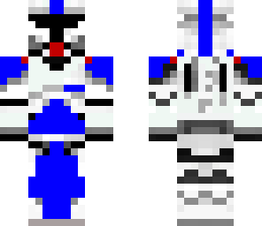 blue and red clone