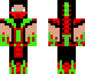 red and green ninja