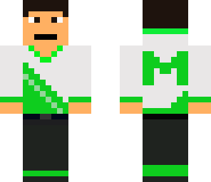 minecraft finest max green-white-black