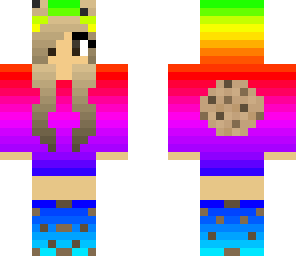 rainbow cookie monster