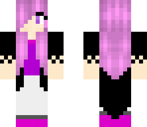 trench coat girl purple