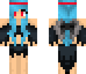 blue hair angel