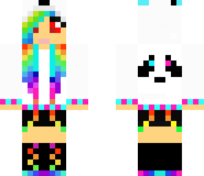 vampire raindow panda girl