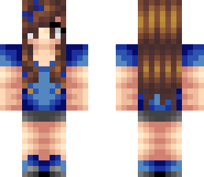 blue girl