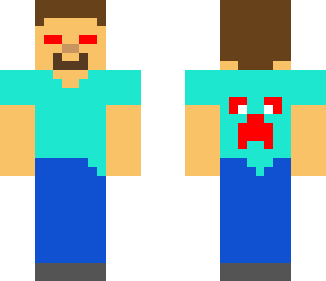 scary steve herobrine