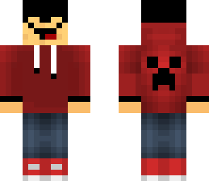 bluesmurf plays minecraft skin derp