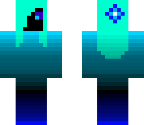 blue guy with long hair