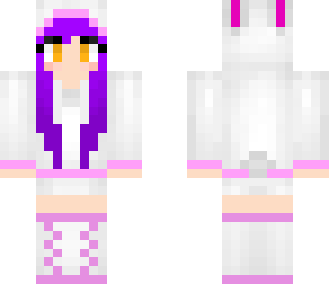 purple and pink bunny