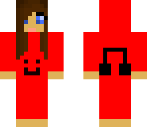sleepy red music girl