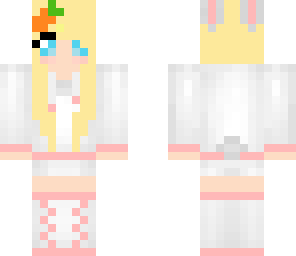 carrot bow bunny girl